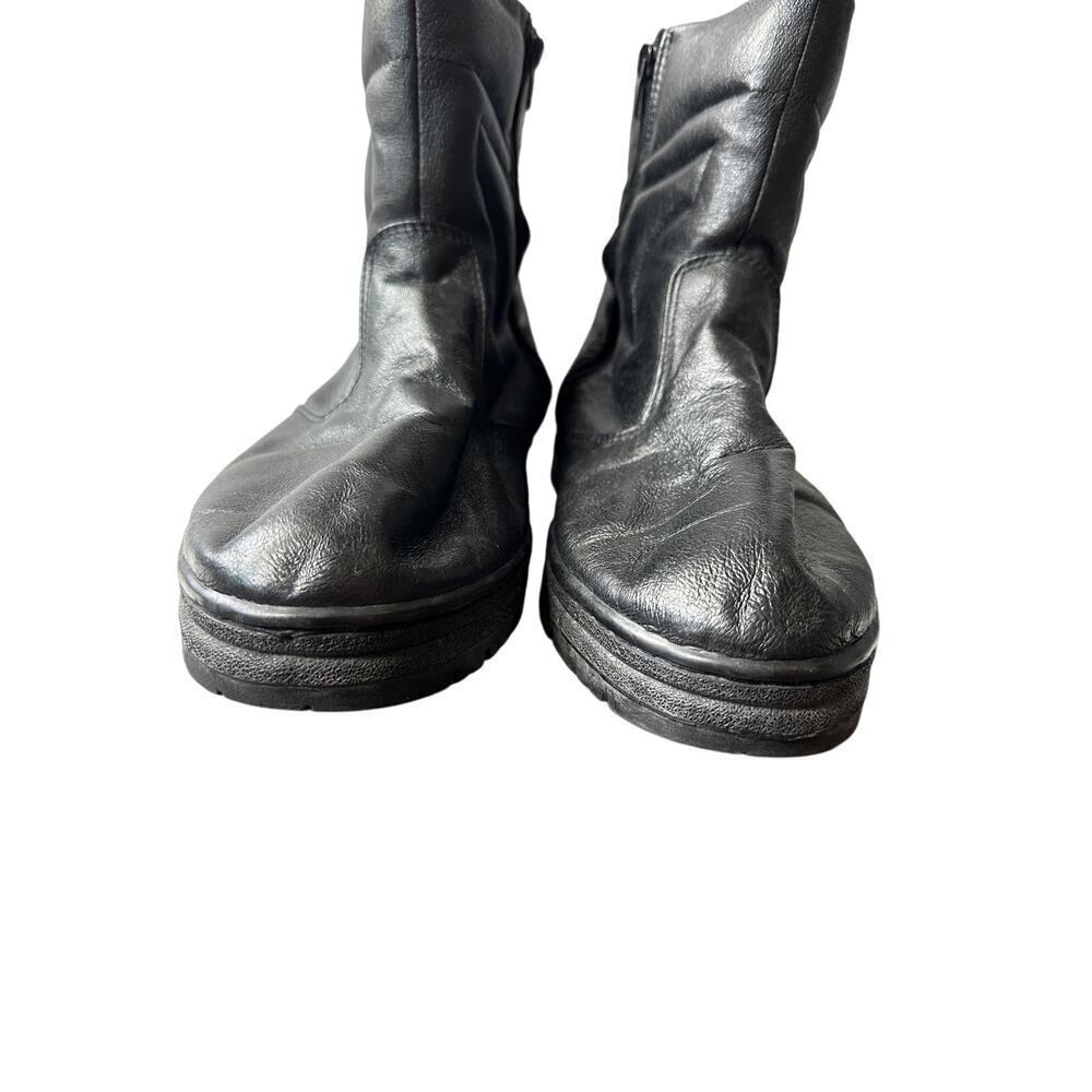 Nunn Bush Size 10 Men Black Pull On Ankle Moto Biker Boot Bootie Outdoor Matrix - Picture 2 of 14